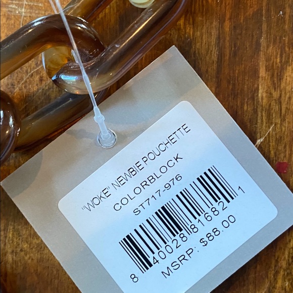 Studio 33 multi color purse with chain strap. - Picture 7 of 7